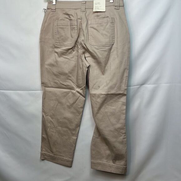 A New Day Straight Crop stretch beige jeans size 12R NWT - Picture 9 of 11